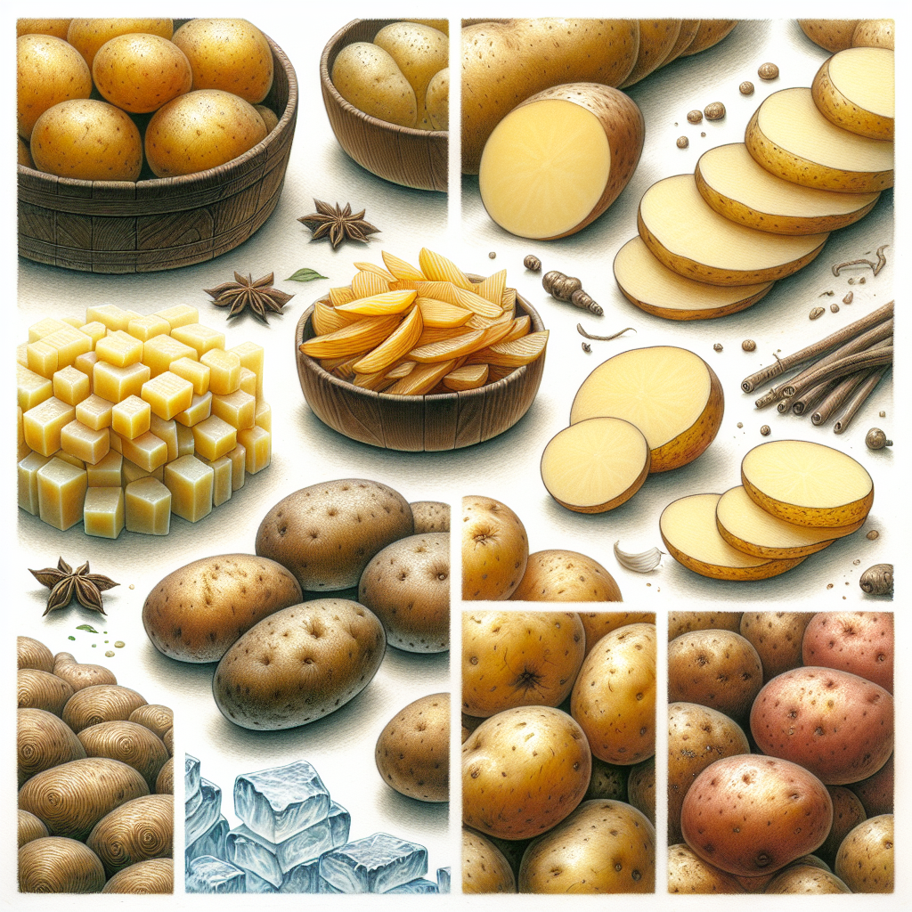 Pomme de terre sautée/ rissolée, pré-frites, surgelée, crue-fruits, légumes, légumineuses et oléagineux, valeurs nutritionnelles