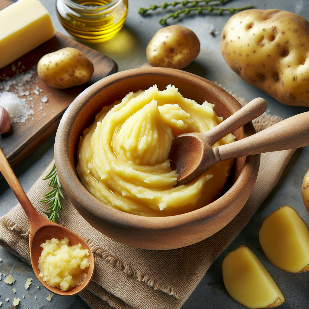 Pomme de terre, purée (aliment moyen)-fruits, légumes, légumineuses et oléagineux, valeurs nutritionnelles