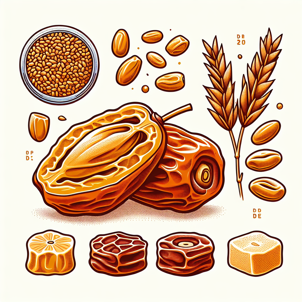 Datte, pulpe et peau, sèche-fruits, légumes, légumineuses et oléagineux, valeurs nutritionnelles