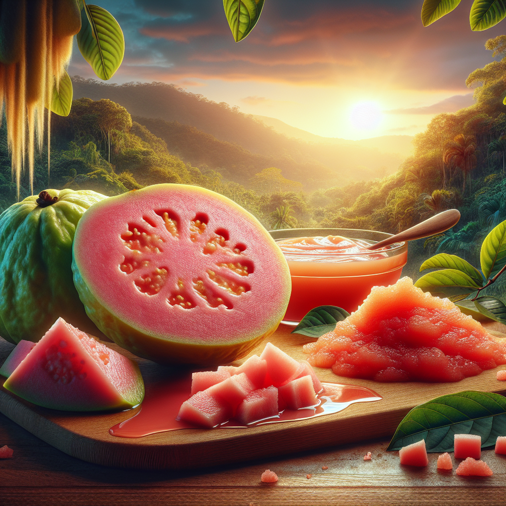 Goyave, pulpe, purée, prélevée à la Martinique-fruits, légumes, légumineuses et oléagineux, valeurs nutritionnelles