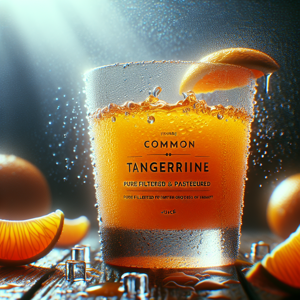 Jus de mandarine commune, pur jus filtré pasteurisé, prélevée à la Martinique-fruits, légumes, légumineuses et oléagineux, valeurs nutritionnelles
