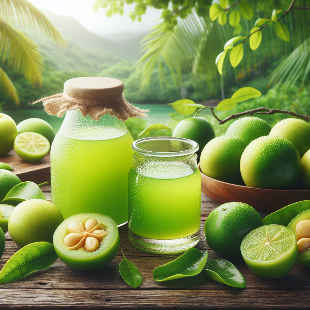 Jus de prune de cythère verte "naine" (variété hybride), fruit mûr, pur jus filtré, prélevée à la Martinique-fruits, légumes, légumineuses et oléagineux, valeurs nutritionnelles