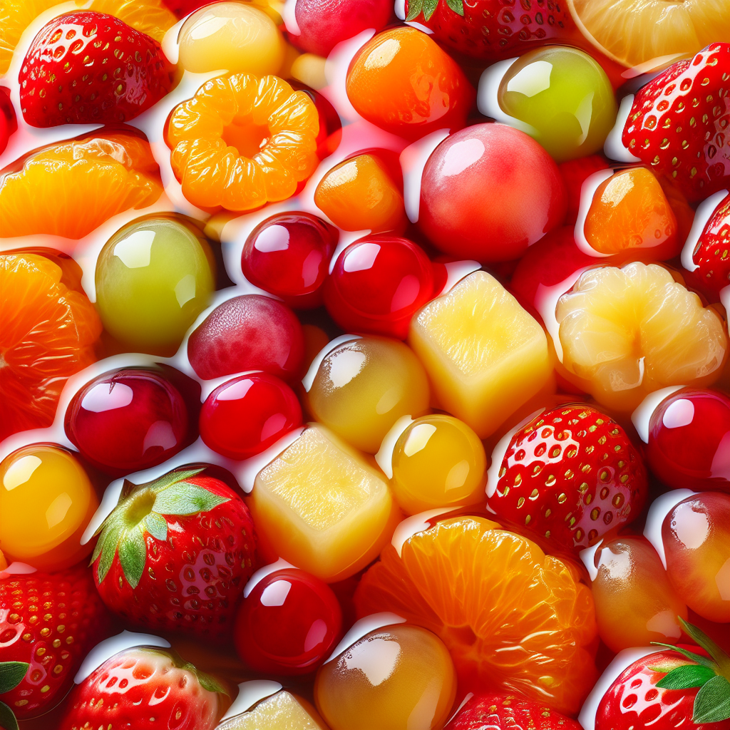 Macédoine ou cocktail ou salade de fruits, au sirop léger, appertisé, non égoutté-fruits, légumes, légumineuses et oléagineux, valeurs nutritionnelles