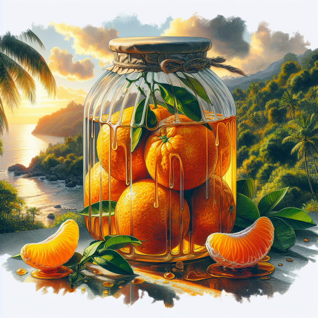 Mandarine commune, pulpe, au sirop, appertisée, non égouttée, prélevée à la Martinique-fruits, légumes, légumineuses et oléagineux, valeurs nutritionnelles