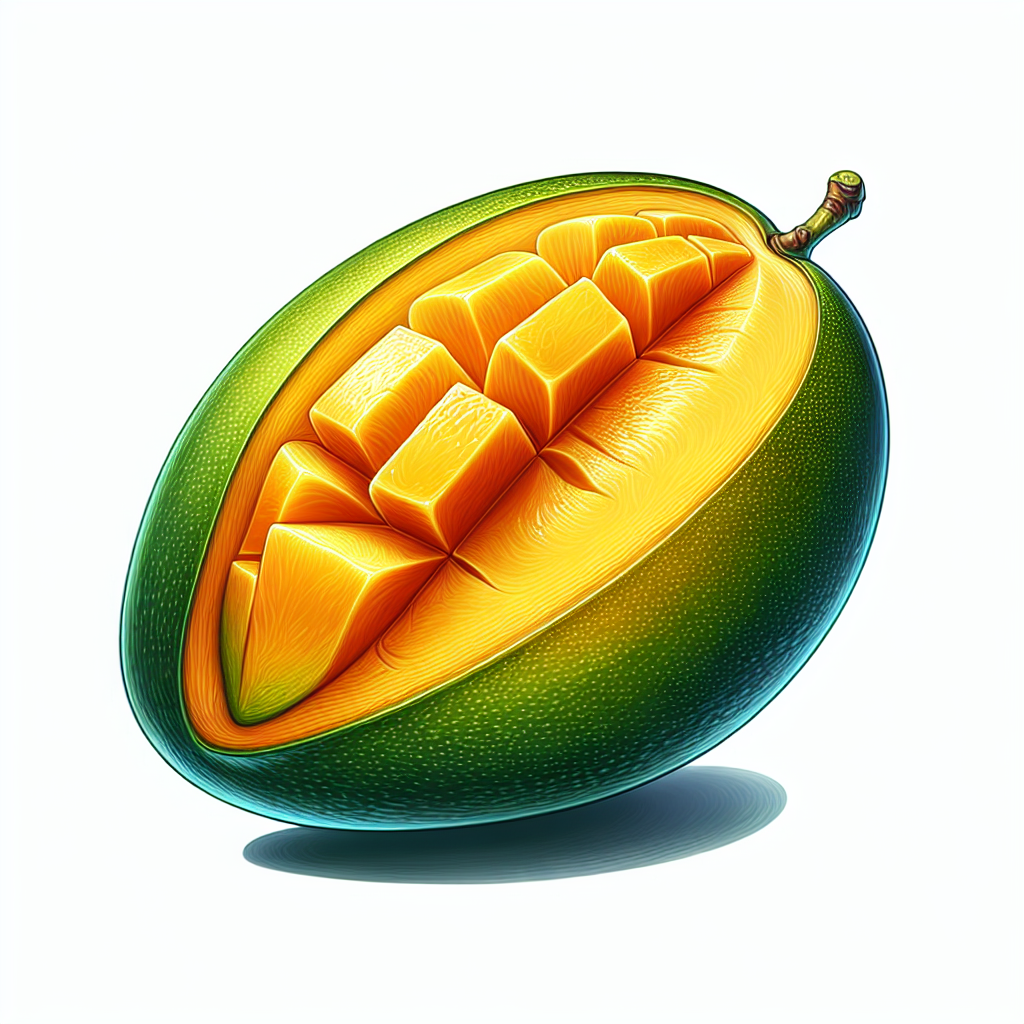 Mangue julie, pulpe, crue, prélevée à la Martinique-fruits, légumes, légumineuses et oléagineux, valeurs nutritionnelles