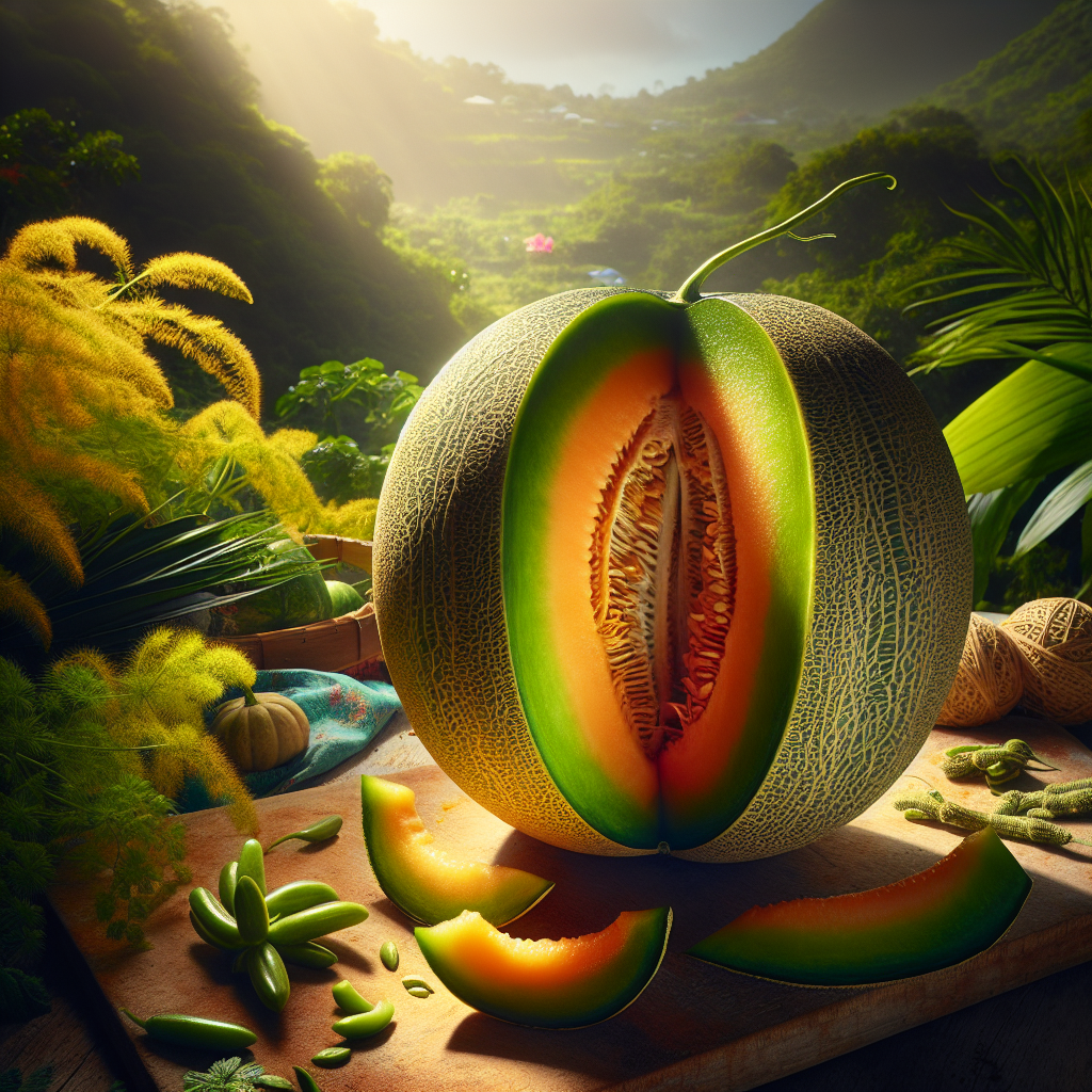 Melon, pulpe, cru, prélevé à la Martinique-fruits, légumes, légumineuses et oléagineux, valeurs nutritionnelles