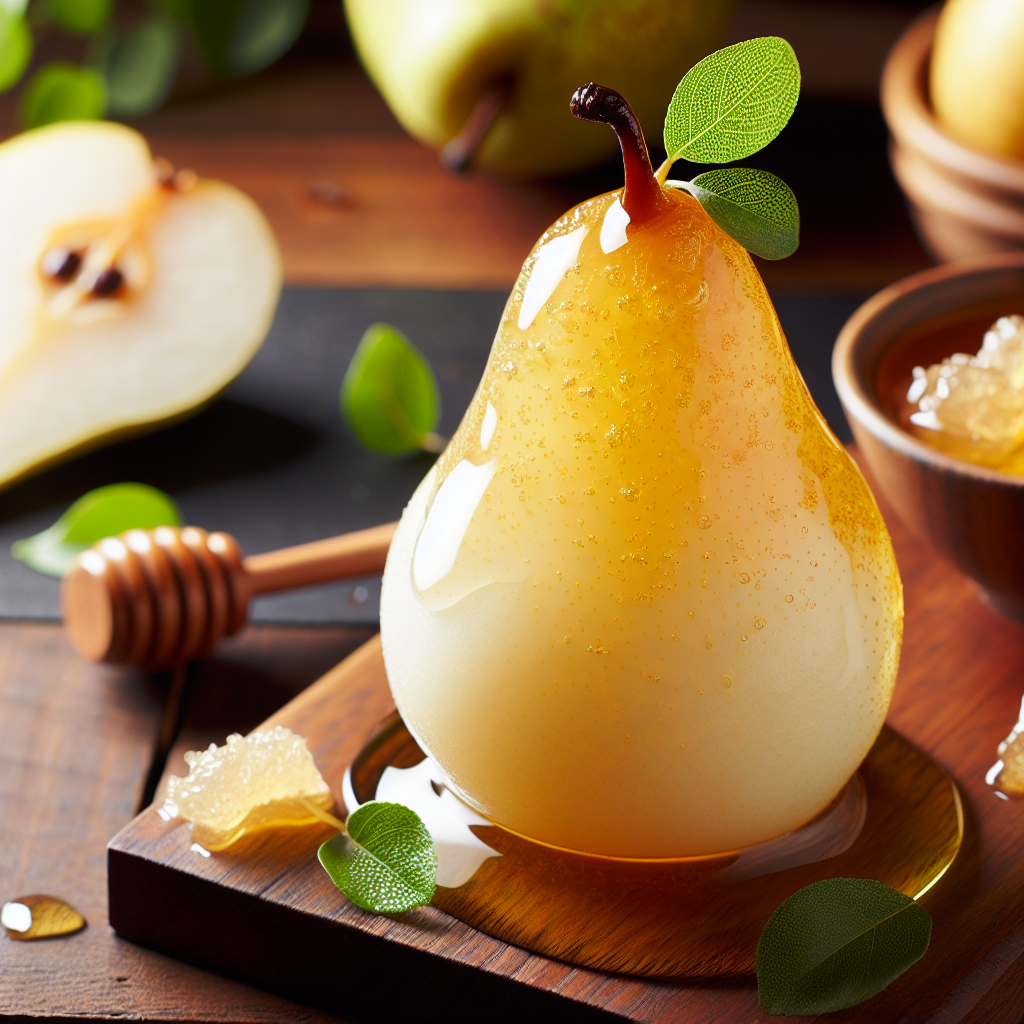 Poire au sirop léger, appertisée, non égouttée-fruits, légumes, légumineuses et oléagineux, valeurs nutritionnelles