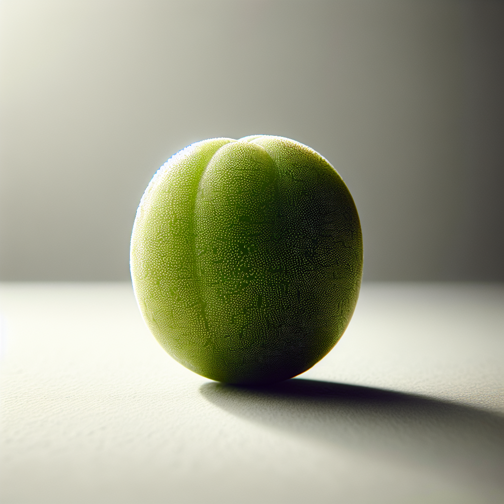 Prune de cythère, verte ou immature, fruit entier, crue, prélevée à la Martinique-fruits, légumes, légumineuses et oléagineux, valeurs nutritionnelles