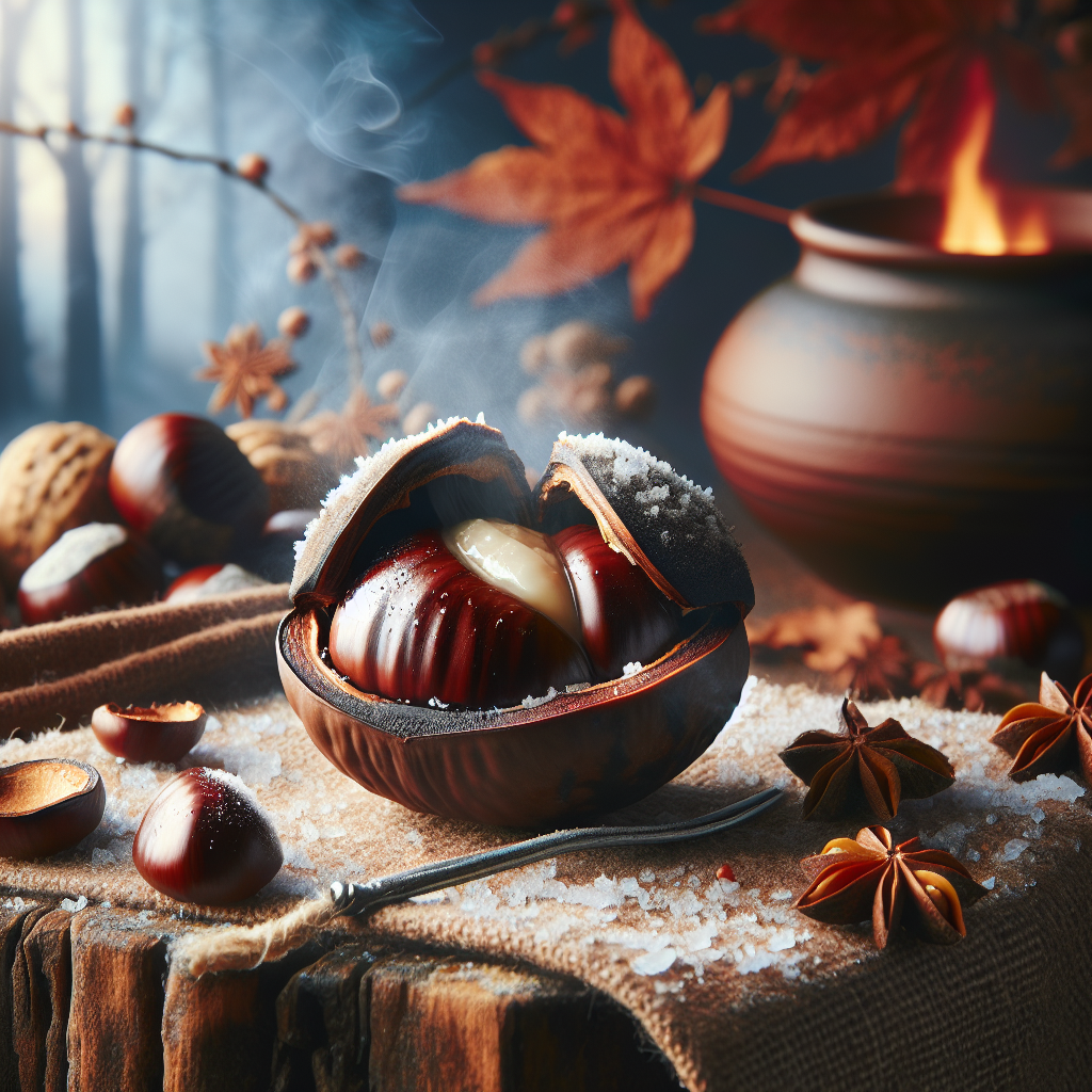 Châtaigne, grillée-fruits, légumes, légumineuses et oléagineux, valeurs nutritionnelles