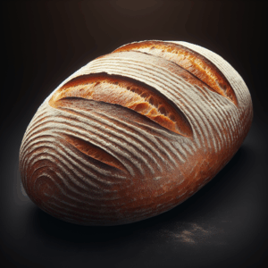 Pain, baguette ou boule, au levain-produits céréaliers, valeurs nutritionnelles