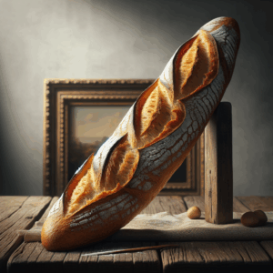 Pain, baguette, de tradition française-produits céréaliers, valeurs nutritionnelles