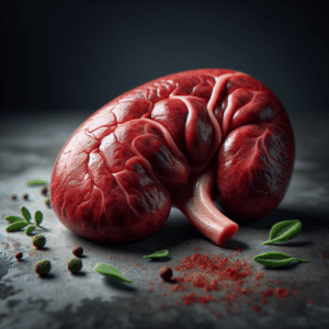 Rognon, boeuf, cru-viandes, œufs, poissons et assimilés, valeurs nutritionnelles