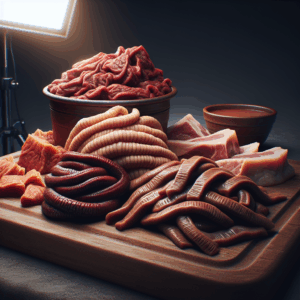 Tripes, boeuf, crues-viandes, œufs, poissons et assimilés, valeurs nutritionnelles